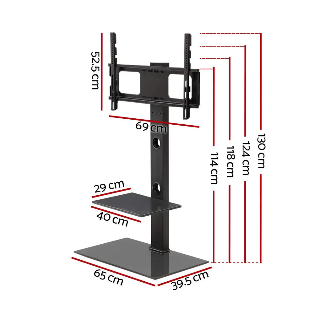 Artiss TV Stand Mount Bracket for 32’’-70’’ LED LCD 2 Tiers Storage Floor Shelf - Audio & Video > TV Accessories