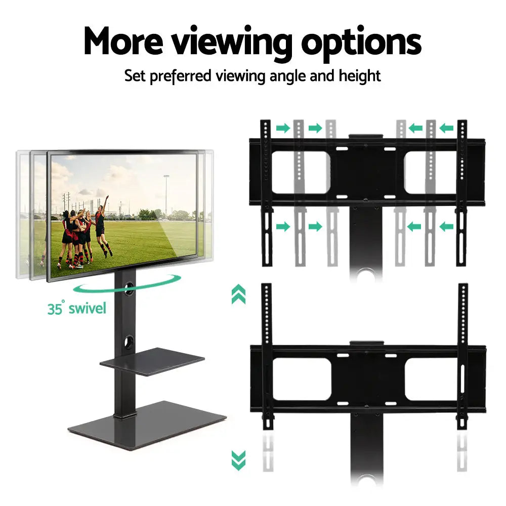 Artiss TV Stand Mount Bracket for 32’’-70’’ LED LCD 2 Tiers Storage Floor Shelf - Audio & Video > TV Accessories