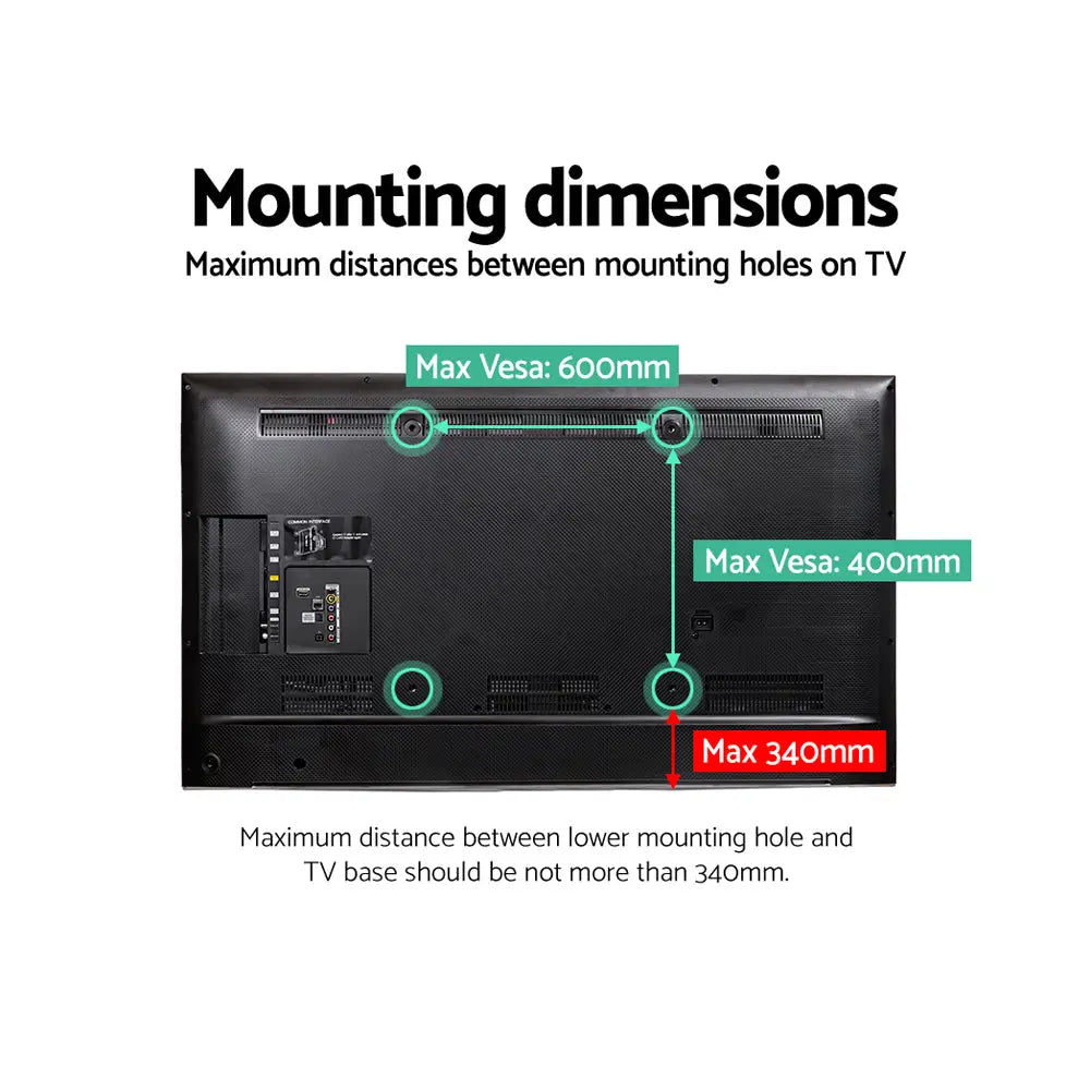 Artiss TV Stand Mount Bracket for 32’’-70’’ LED LCD Swivel Tabletop Desktop Plasma - Audio & Video > TV Accessories