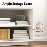Artiss TV Unit Entertainment Unit Storage Cabinet 160cm White - Furniture > Living Room > TV Units