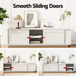 Artiss TV Unit Entertainment Unit Storage Cabinet 160cm White - Furniture > Living Room > TV Units