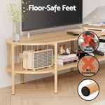 Artiss TV Unit Entertainment Unit Storage Shelf 148cm Pine - Furniture > Living Room > TV Units