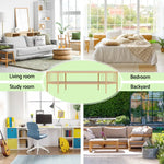 Artiss TV Unit Entertainment Unit Storage Shelf 148cm Pine - Furniture > Living Room > TV Units