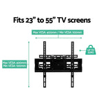 Artiss TV Wall Mount Bracket for 23’’-55’’ LED LCD Full Motion Dual Strong Arms - Audio & Video > TV Accessories