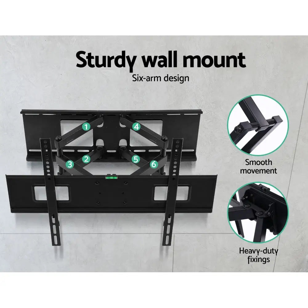 Artiss TV Wall Mount Bracket for 32’’-70’’ LED LCD Full Motion Dual Strong Arms - Audio & Video > TV Accessories