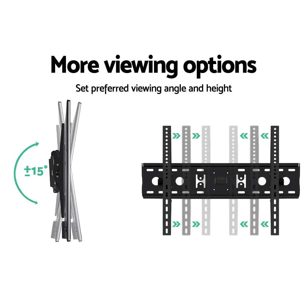 Artiss TV Wall Mount Bracket for 32’’-70’’ LED LCD TVs Tilt Slim Flat Low Profile - Audio & Video > TV Accessories
