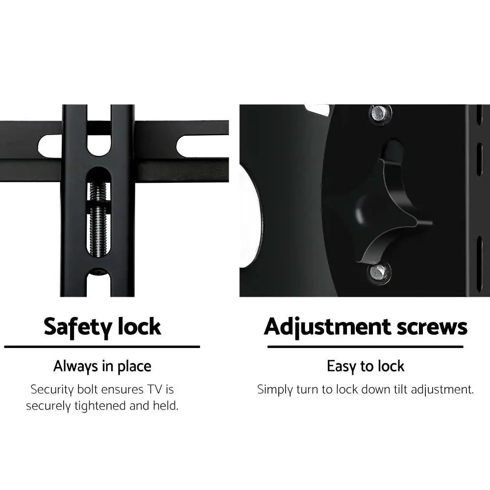 Artiss TV Wall Mount Bracket for 32’’-70’’ LED LCD TVs Tilt Slim Flat Low Profile - Audio & Video > TV Accessories