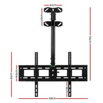 Artiss TV Wall Mount Bracket for 32’’-75’’ LED LCD TVs Full Motion Ceiling Mounted - Audio & Video > TV Accessories