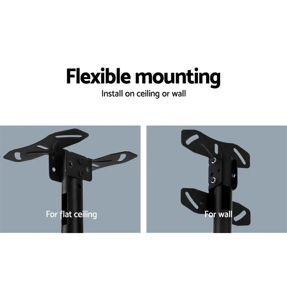 Artiss TV Wall Mount Bracket for 32’’-75’’ LED LCD TVs Full Motion Ceiling Mounted - Audio & Video > TV Accessories
