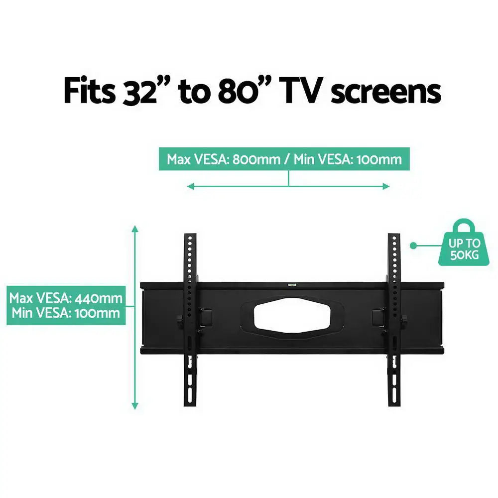 Artiss TV Wall Mount Bracket for 32’’-80’’ LED LCD Full Motion Dual Strong Arms - Audio & Video > TV Accessories