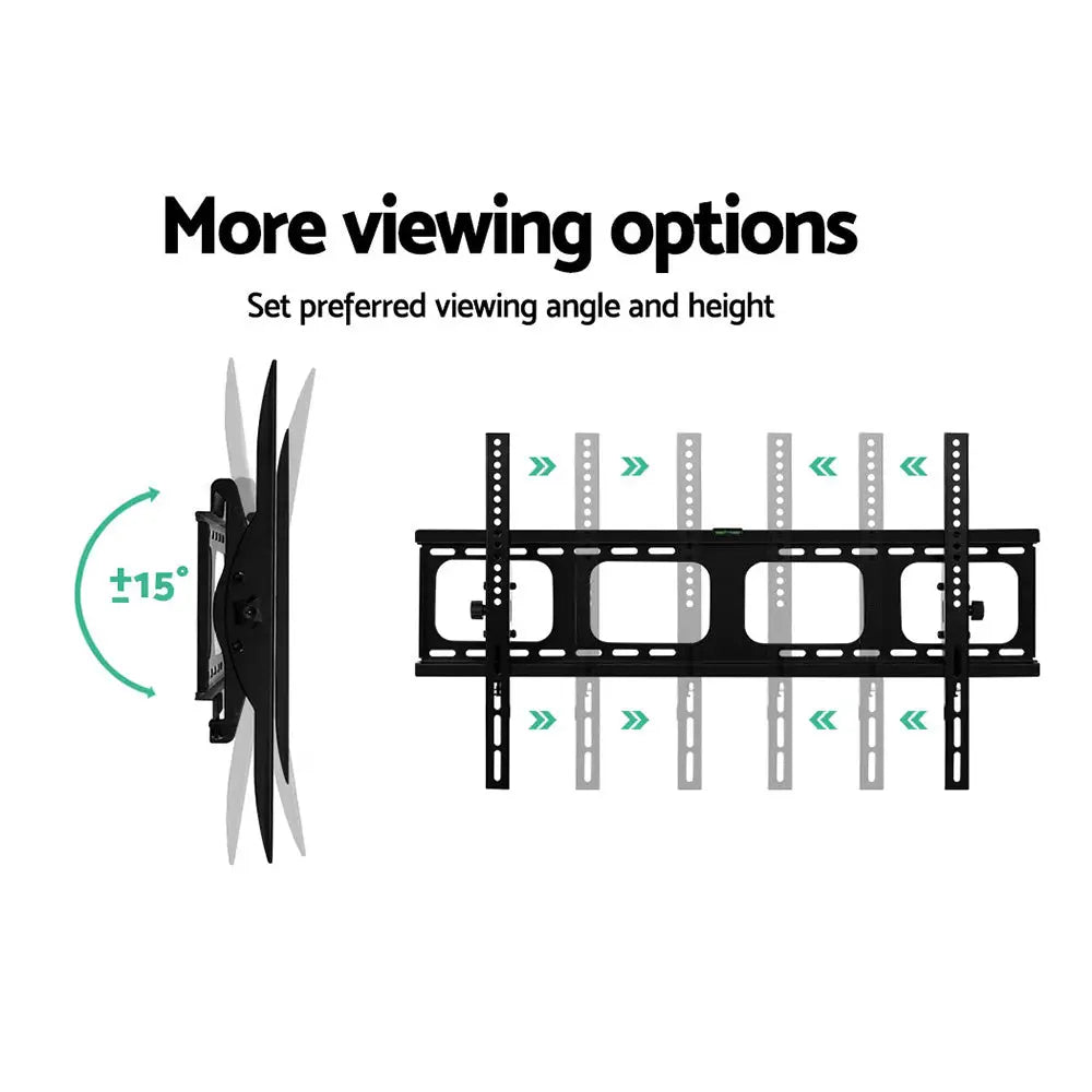 Artiss TV Wall Mount Bracket for 42’’-90’’ LED LCD TVs Tilt Slim Flat Low Profile - Audio & Video > TV Accessories