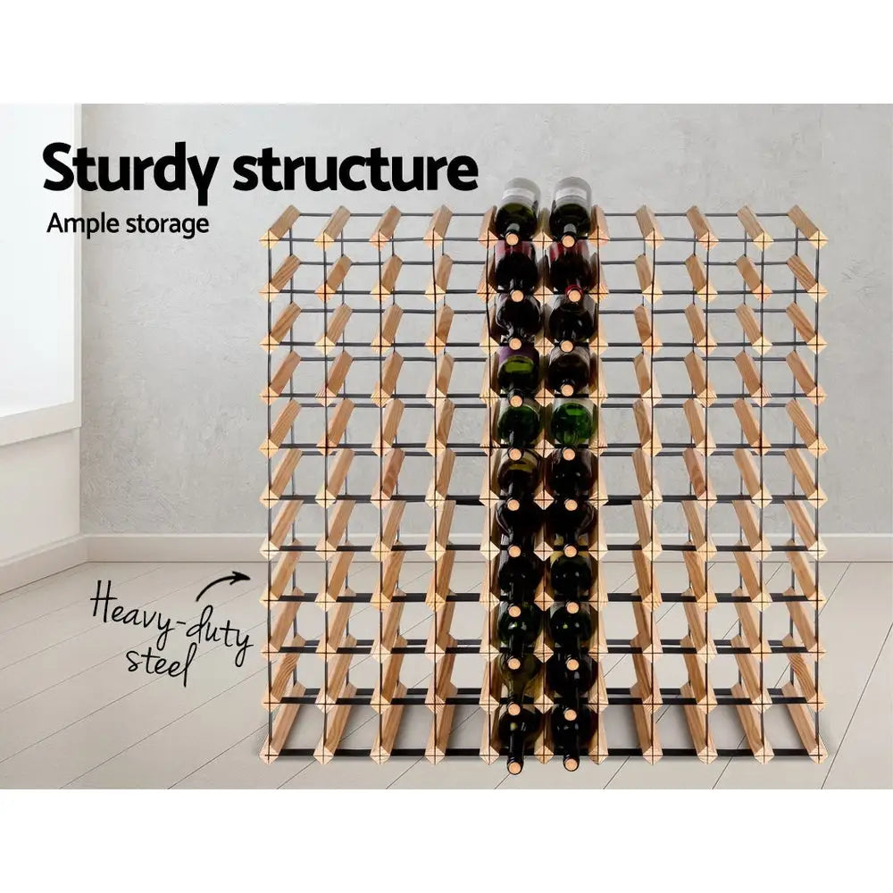 Artiss Wine Rack 110 Bottle - Home & Garden > Storage