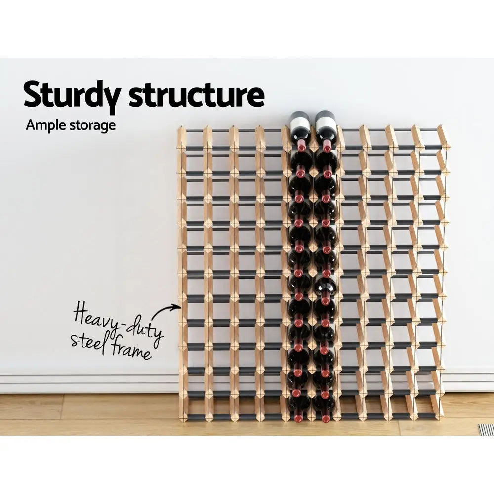 Artiss Wine Rack 120 Bottle - Home & Garden > Storage