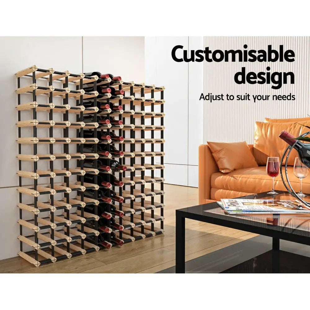 Artiss Wine Rack 120 Bottle - Home & Garden > Storage