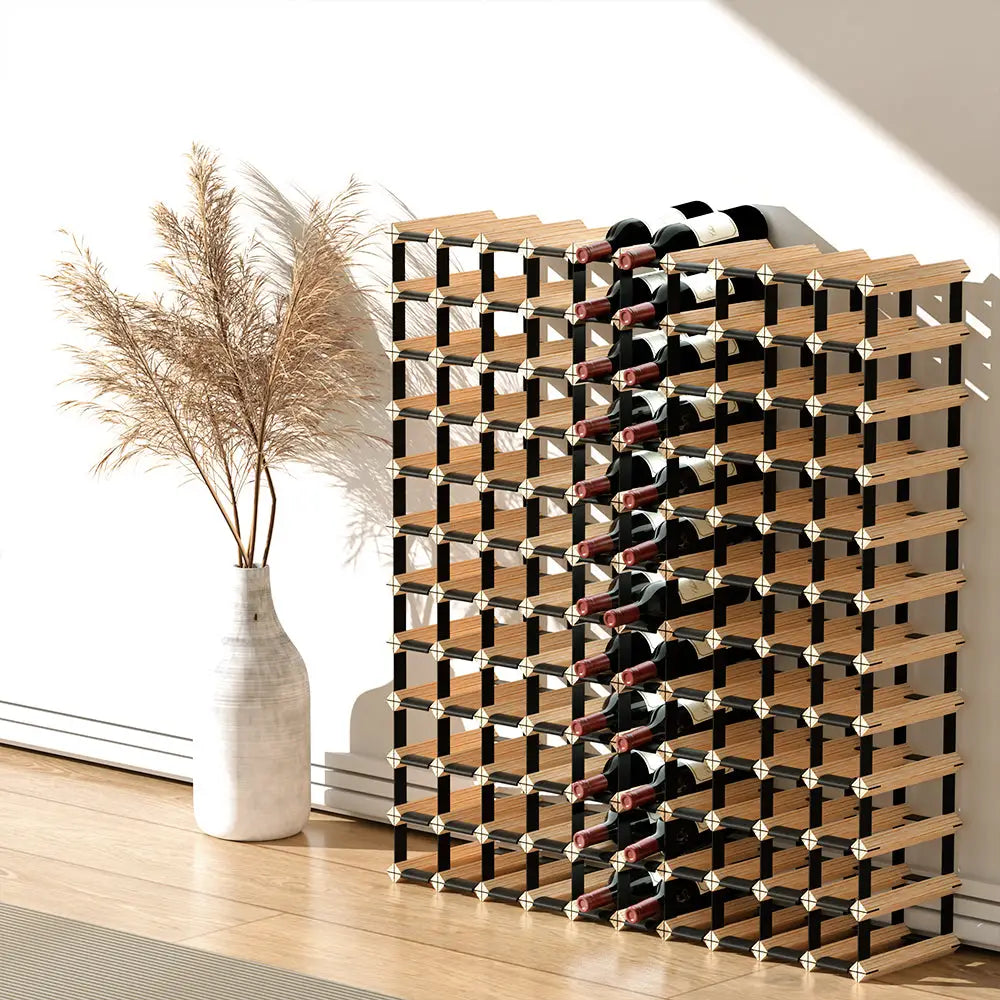 Artiss Wine Rack 120 Bottle - Home & Garden > Storage