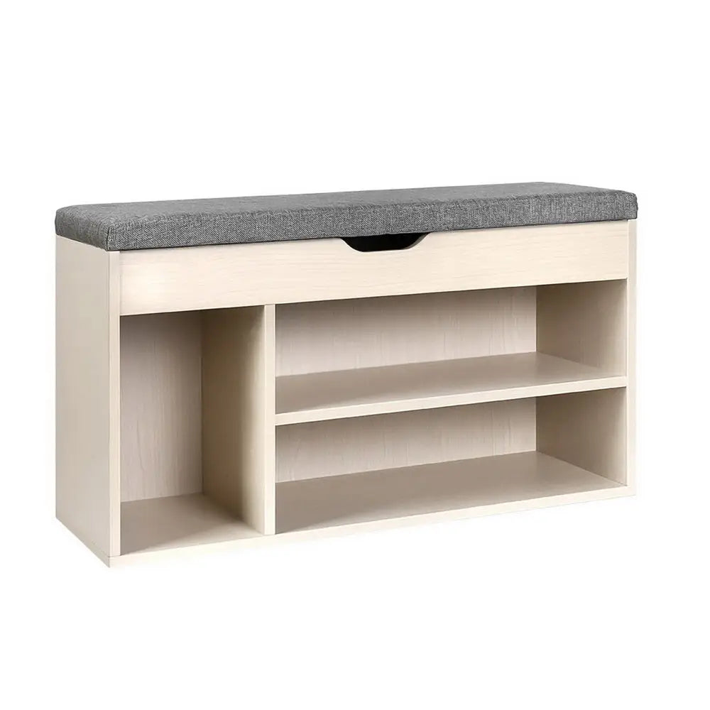 Artiss Wooden Shoe Organiser - Natural - Furniture > Living Room
