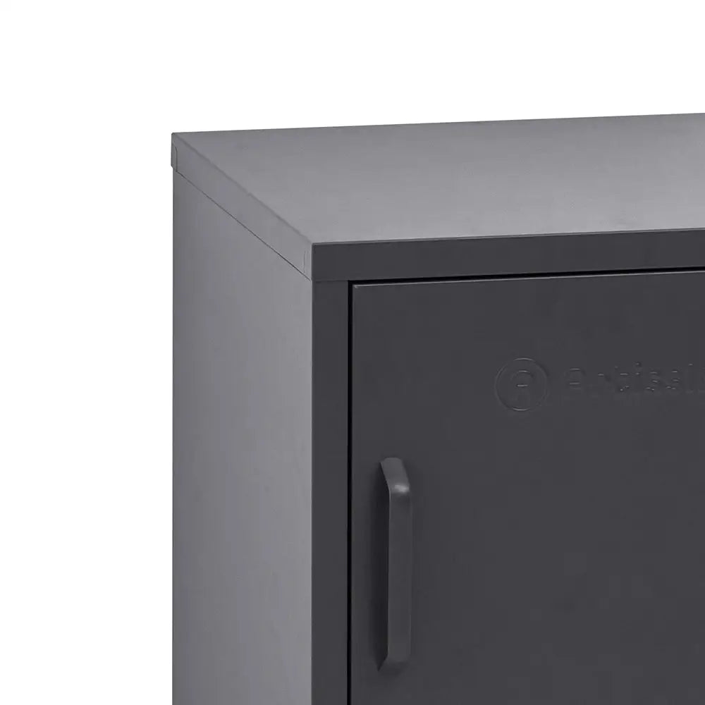 ArtissIn Bedside Table Metal Cabinet - MINI Black - Furniture > Bedroom