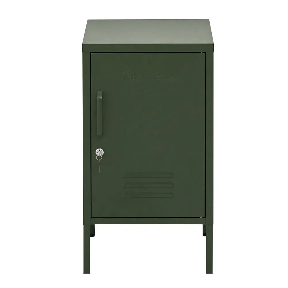 ArtissIn Bedside Table Metal Cabinet - MINI Green - Furniture > Bedroom