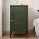 ArtissIn Bedside Table Metal Cabinet - MINI Green - Furniture > Bedroom