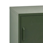 ArtissIn Bedside Table Metal Cabinet - MINI Green - Furniture > Bedroom