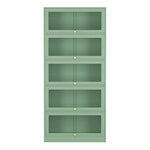 ArtissIn Buffet Sideboard Cupboard Cabinet Storage Mesh Doors Metal Green ELIA - Furniture > Dining > Buffets &
