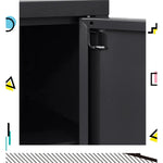 ArtissIn Buffet Sideboard Metal - BASE Charcoal - Furniture > Living Room