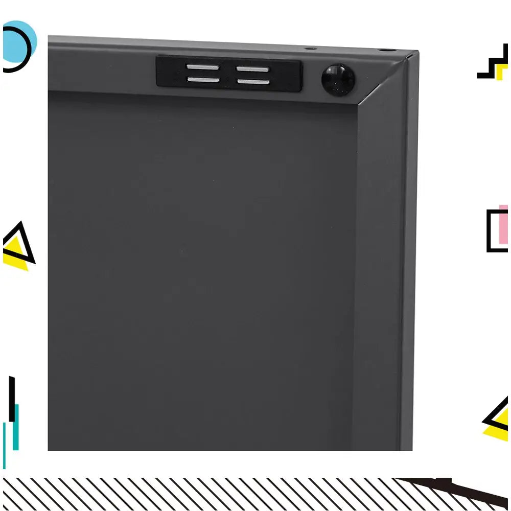 ArtissIn Buffet Sideboard Metal - BASE Charcoal - Furniture > Living Room