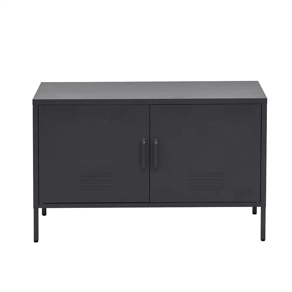 ArtissIn Buffet Sideboard Metal - BASE Charcoal - Furniture > Living Room