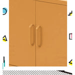 ArtissIn Buffet Sideboard Metal - BASE Yellow - Furniture > Living Room