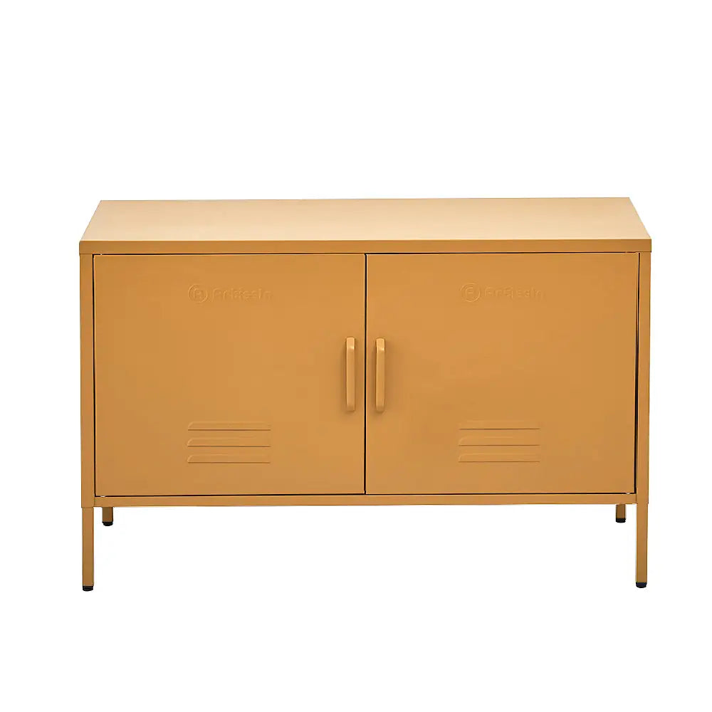 ArtissIn Buffet Sideboard Metal - BASE Yellow - Furniture > Living Room