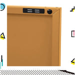 ArtissIn Buffet Sideboard Metal - BASE Yellow - Furniture > Living Room