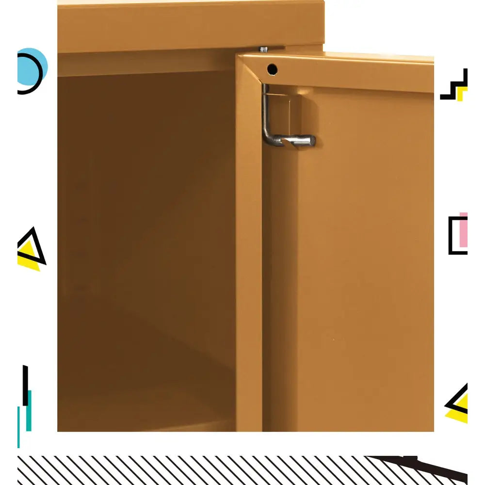 ArtissIn Buffet Sideboard Metal - BASE Yellow - Furniture > Living Room