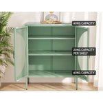 ArtissIn Buffet Sideboard Metal Cabinet - ELSA Green - Furniture > Dining > Buffets & Sideboards