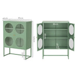 ArtissIn Buffet Sideboard Metal - ELLA Green - Furniture > Living Room
