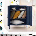 ArtissIn Buffet Sideboard Metal - SWEETHEART Blue - Furniture > Living Room