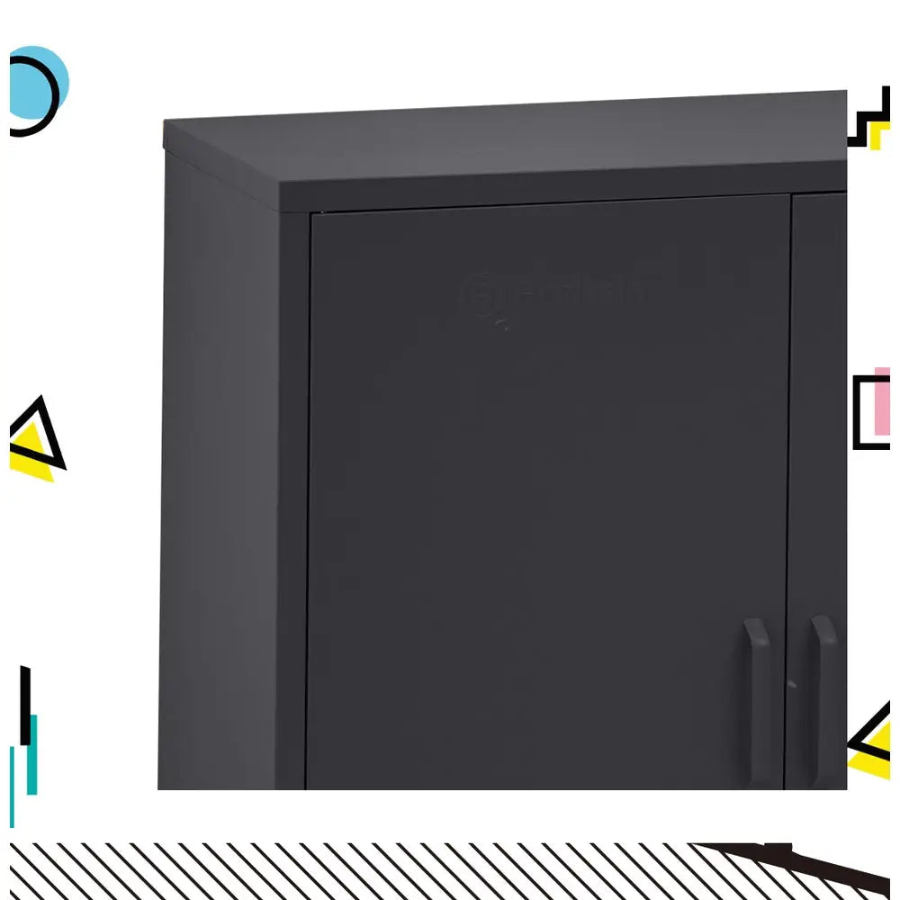 ArtissIn Buffet Sideboard Metal - SWEETHEART Charcoal - Furniture > Living Room