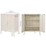 ArtissIn Buffet Sideboard Metal - SWEETHEART White - Furniture > Living Room