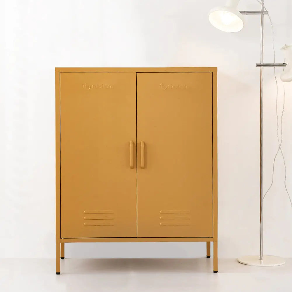 ArtissIn Buffet Sideboard Metal - SWEETHEART Yellow - Furniture > Living Room