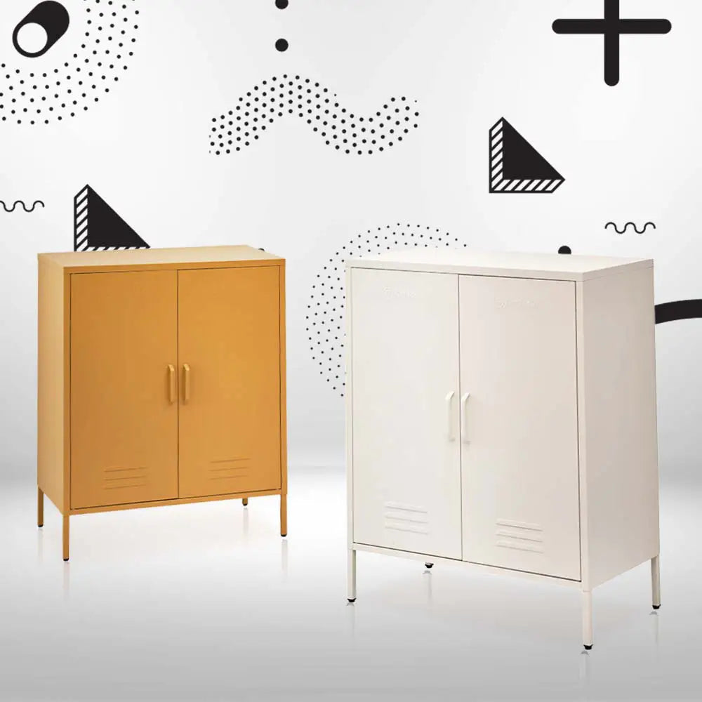 ArtissIn Buffet Sideboard Metal - SWEETHEART Yellow - Furniture > Living Room