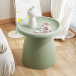 ArtissIn Coffee Table Round 52CM Plastic Green - Furniture > Living Room