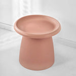 ArtissIn Coffee Table Round 52CM Plastic Pink - Furniture > Living Room