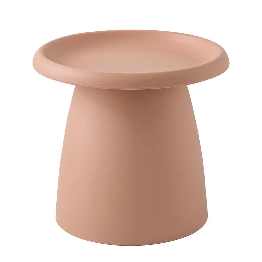 ArtissIn Coffee Table Round 52CM Plastic Pink - Furniture > Living Room