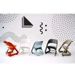 ArtissIn Set of 4 Dining Chairs Office Cafe Lounge Seat Stackable Plastic Leisure Chairs White - Furniture > Dining