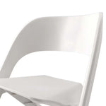 ArtissIn Set of 4 Dining Chairs Office Cafe Lounge Seat Stackable Plastic Leisure Chairs White - Furniture > Dining
