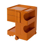 ArtissIn Storage Trolley Bedide Table 3 Tier Cart Boby Replica Orange - Furniture > Living Room