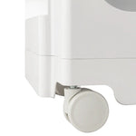 ArtissIn Storage Trolley Bedide Table 3 Tier Cart Boby Replica White - Furniture > Living Room