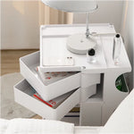 ArtissIn Storage Trolley Bedide Table 3 Tier Cart Boby Replica White - Furniture > Living Room