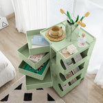 ArtissIn Storage Trolley Bedide Table 5 Tier Cart Boby Replica Green - Furniture > Living Room
