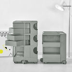 ArtissIn Storage Trolley Bedide Table 5 Tier Cart Boby Replica Grey - Furniture > Living Room