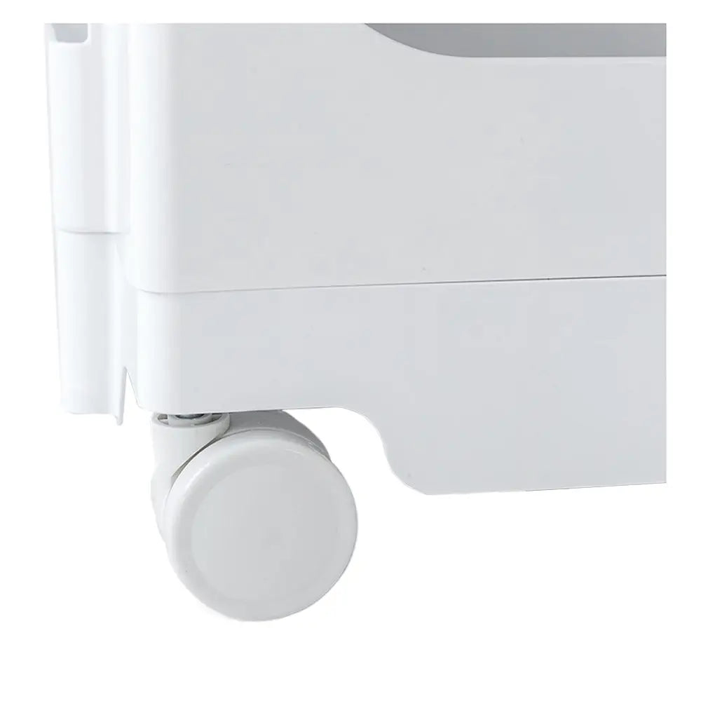 ArtissIn Storage Trolley Bedide Table 5 Tier Cart Boby Replica White - Furniture > Living Room
